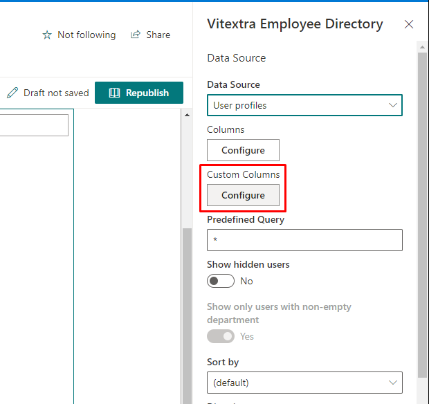 Web Part Configuration Pane