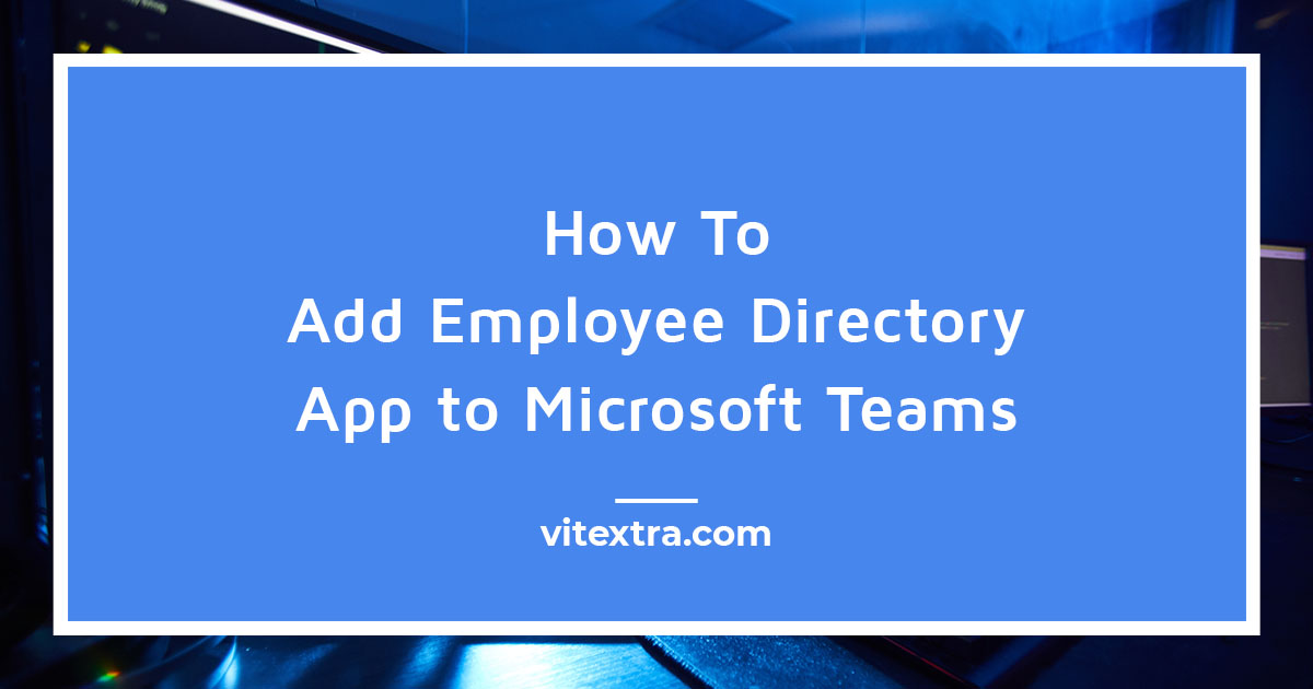 microsoft teams app directory
