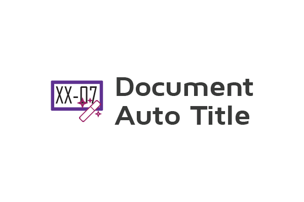 Document Auto Title